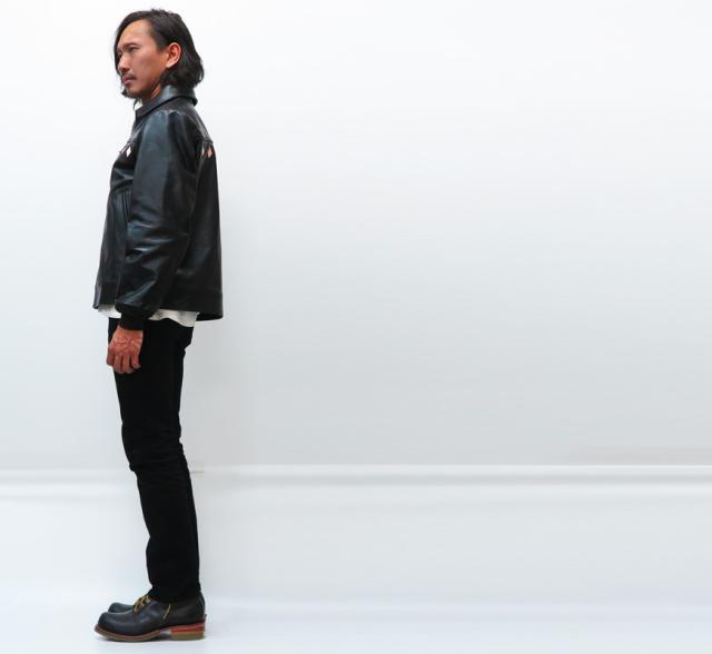 Style Eyes スタイルアイズ ダイヤモンドインレイ レザージャケット SE80547