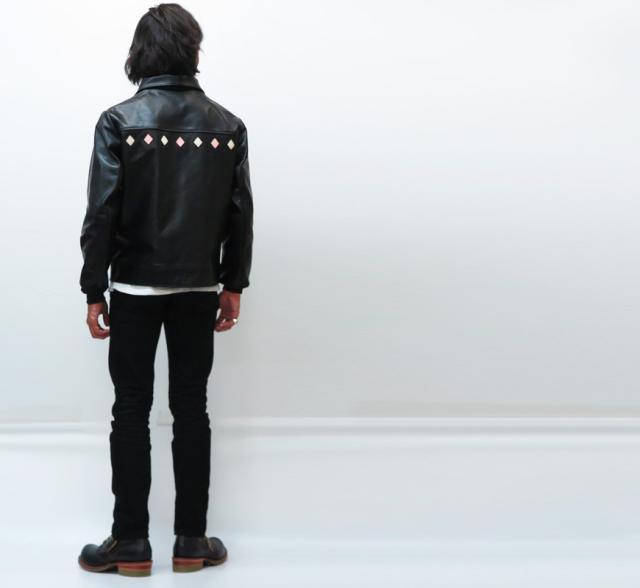 Style Eyes スタイルアイズ ダイヤモンドインレイ レザージャケット SE80547