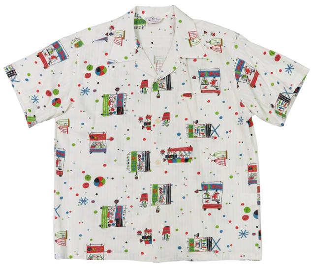 STAR OF HOLLYWOOD スターオブハリウッド 半袖 コットン オープンカラーシャツ STREET STALL SH39497