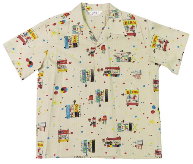 STAR OF HOLLYWOOD スターオブハリウッド 半袖 コットン オープンカラーシャツ STREET STALL SH39497