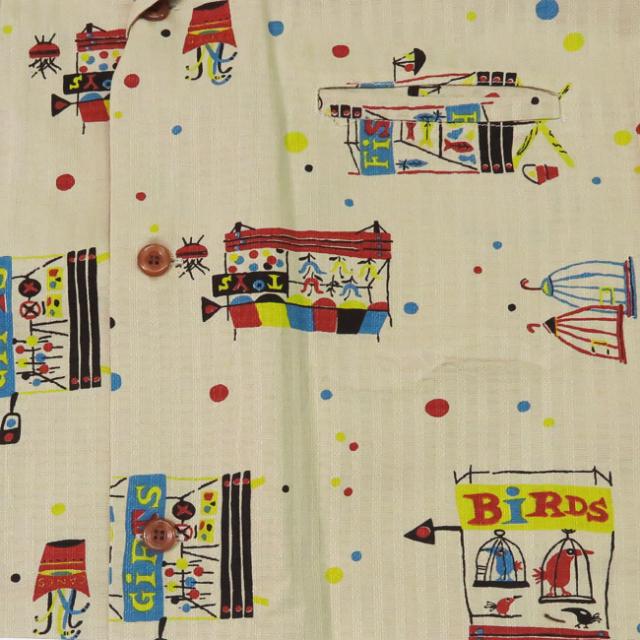 STAR OF HOLLYWOOD スターオブハリウッド 半袖 コットン オープンカラーシャツ STREET STALL SH39497