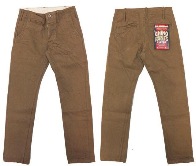 サムライジーンズ SAMURAI JEANS ヘビーチノトラウザーズ 15oz SJ42CP