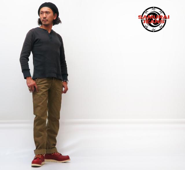 サムライジーンズ SAMURAI JEANS ヘビーチノトラウザーズ 15oz SJ42CP