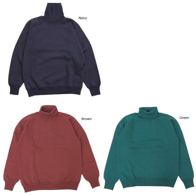 ダブルワークス DUBBLE WORKS スウェット タートルネック 裏起毛 WW85003