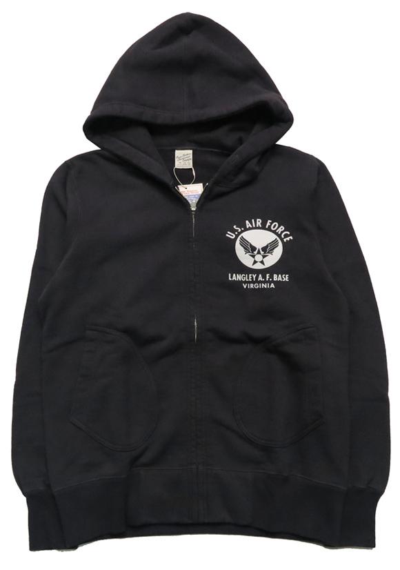 バズリクソンズ Buzz Rickson's フルジップスウェットパーカー U.S. AIR FORCE BR65599