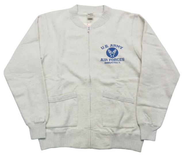 バズリクソンズ Buzz Ricksons セットイン ジップアップ スウェット トレーナー U.S.ARMY AIR FORCE BR65601