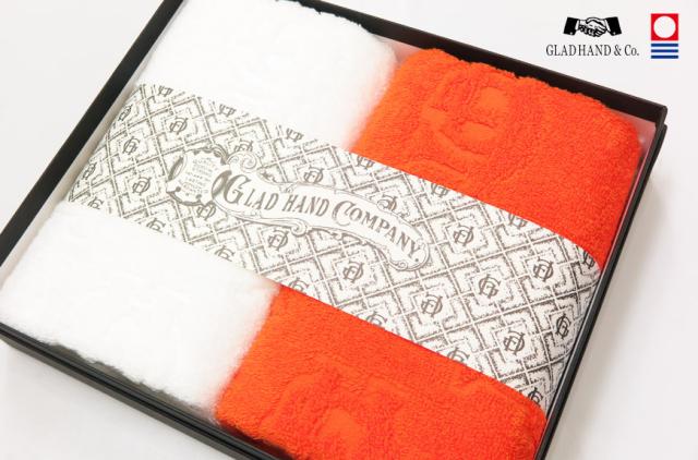 GLAD HAND グラッドハンド 10周年記念 今治タオル フェイスタオル 2枚セット