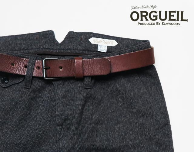 ORGUEIL オルゲイユ フレンチアーミーレザーベルト OR-7283