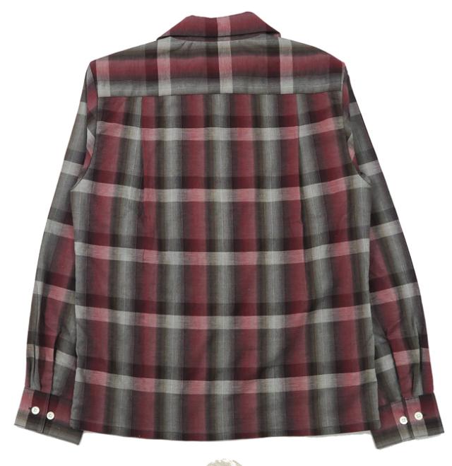 JELADO ジェラード 長袖オープンカラー オンブレーチェック オープンカラーシャツ West Coast Shirts SG81116