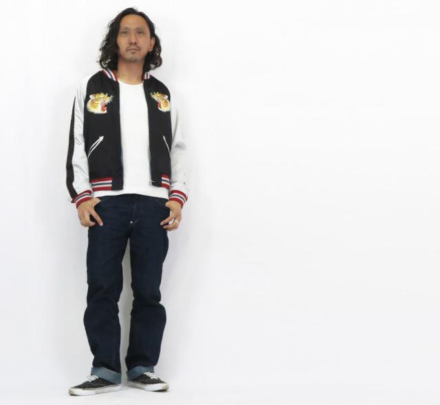 トイズマッコイ TOYS McCOY レーヨンサテン スーヴェニアジャケット MARILYN MONROE ON THE WAY UP TMJ2501