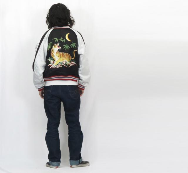 トイズマッコイ TOYS McCOY レーヨンサテン スーヴェニアジャケット MARILYN MONROE ON THE WAY UP TMJ2501