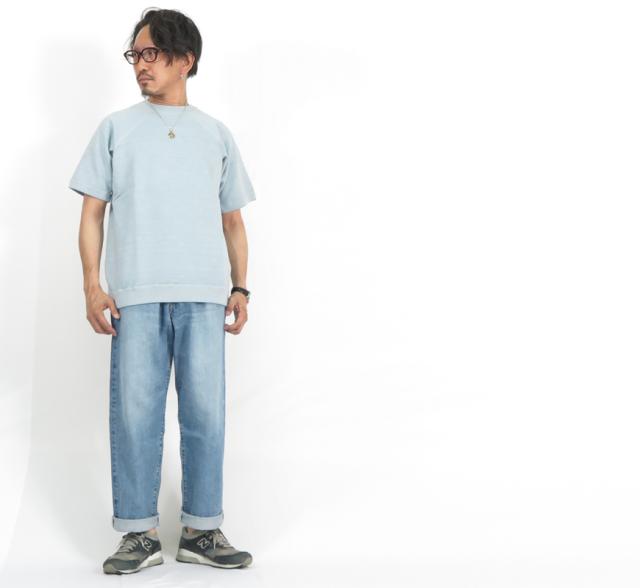 スペルバウンド SPELLBOUND セルヴィッジデニム ジーンズ ワイドテーパード ストーンウォッシュ 40-215C