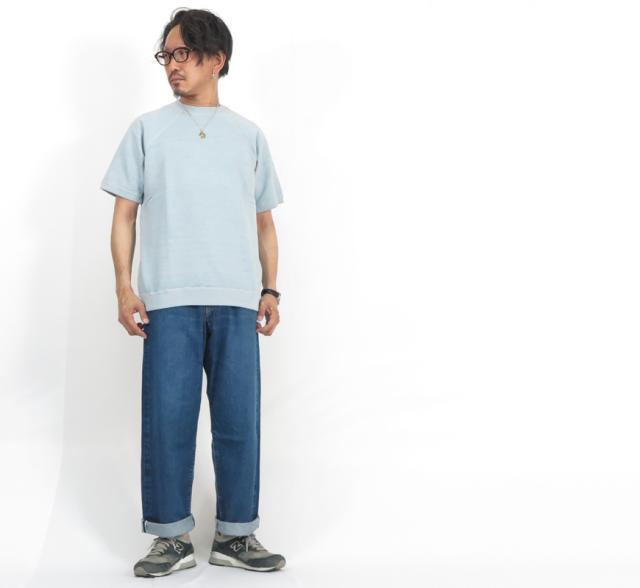 スペルバウンド SPELLBOUND セルヴィッジデニム ジーンズ ワイドテーパード ブラストウォッシュ 40-215C