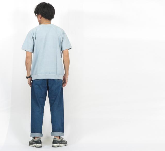 スペルバウンド SPELLBOUND セルヴィッジデニム ジーンズ ワイドテーパード ブラストウォッシュ 40-215C