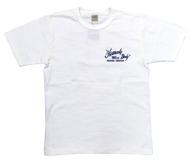 バズリクソンズ BUZZ RICKSON'S スラブヤーン 半袖 Tシャツ 392nd BOMB. BR79176