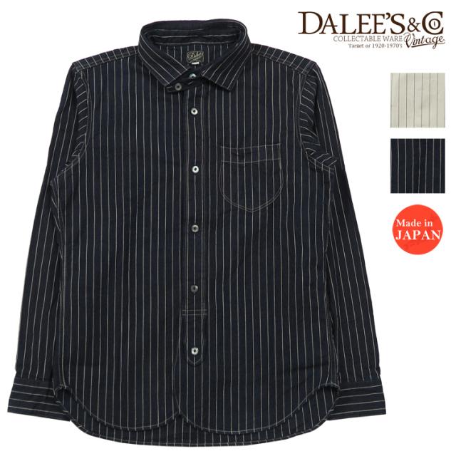 DALLES & CO ダリーズ&コー 30's オリジナルストライプ キャラコシャツ