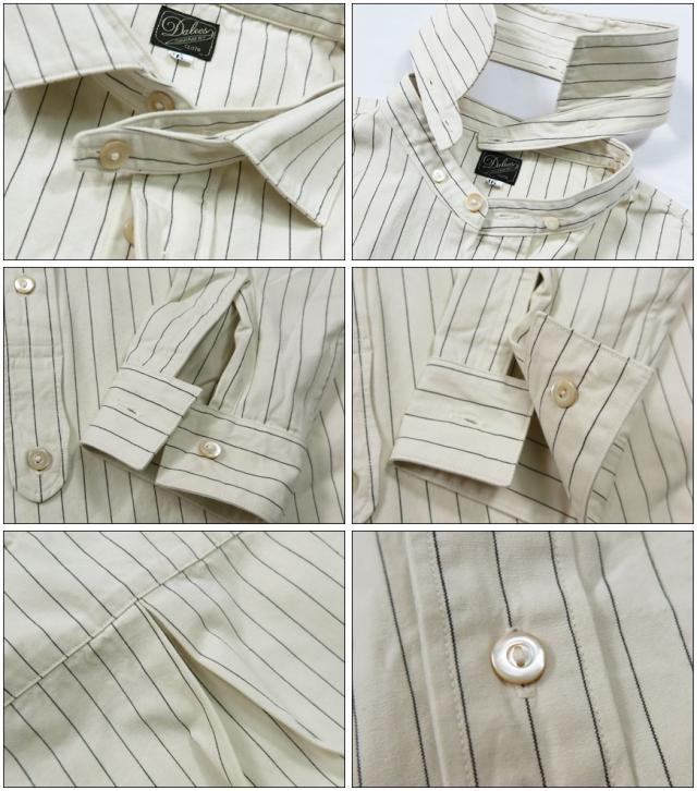 DALLES & CO ダリーズ&コー 30's オリジナルストライプ キャラコシャツ