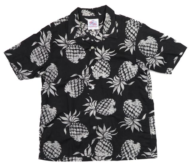 サンサーフ SUN SURF デュークカハナモク コットン/リネン ハワイアンシャツ DUKE'S PINEAPPLE DK39092
