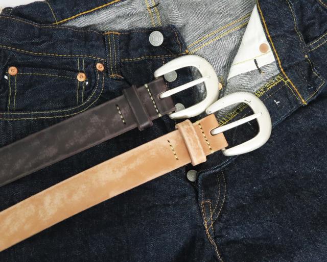 FULLCOUNT 5mm厚 ワイルドレザーベルト 6210