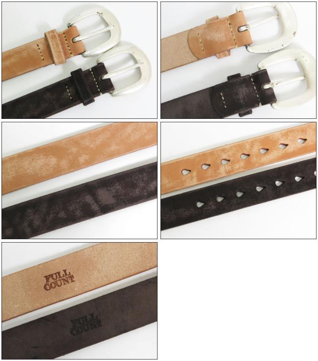 FULLCOUNT 5mm厚 ワイルドレザーベルト 6210