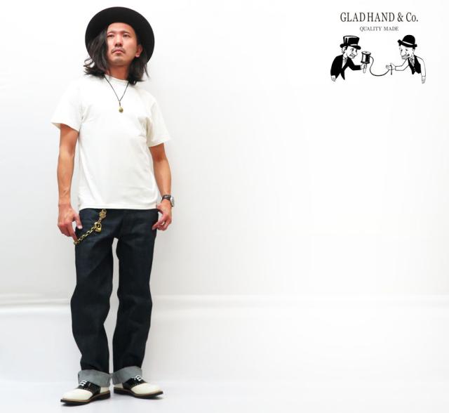 GLAD HAND パックシリーズ スタンダード 半袖クルーネックＴシャツ