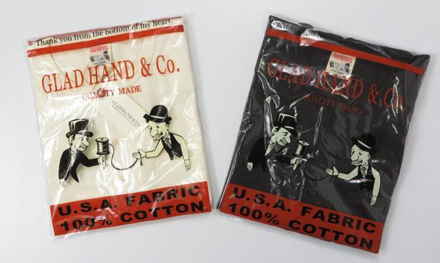 GLAD HAND パックシリーズ スタンダード 半袖ヘンリーネック ポケットＴシャツ