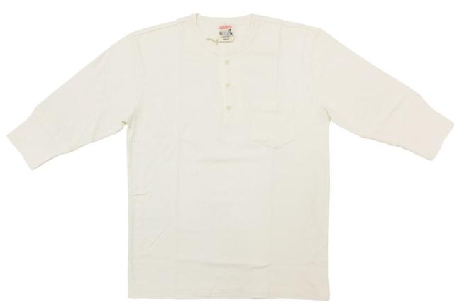 GLAD HAND パックシリーズ スタンダード ５分袖ヘンリーネック ポケットＴシャツ