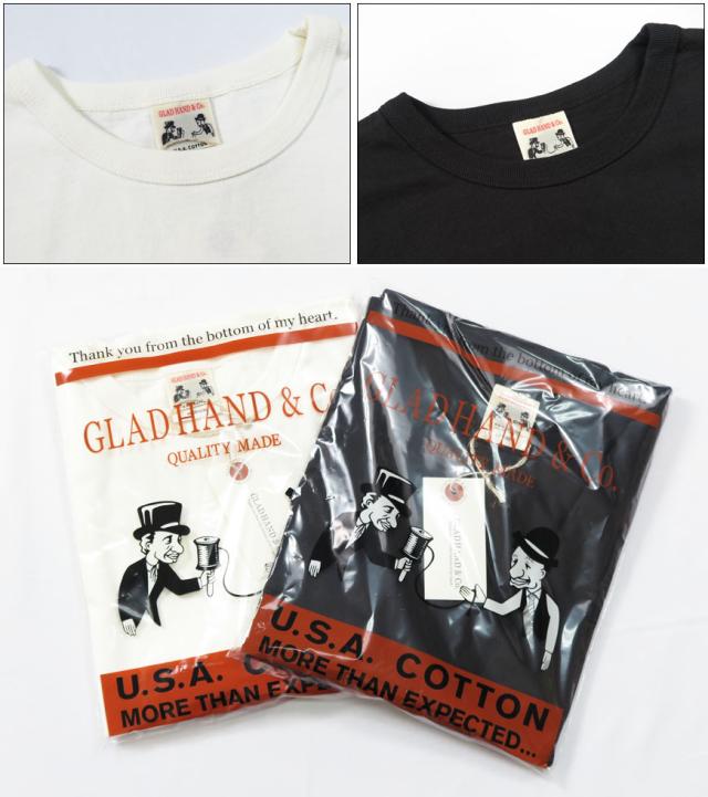 GLAD HAND パックシリーズ ヘビーウェイト バインダーネック 半袖 Tシャツ