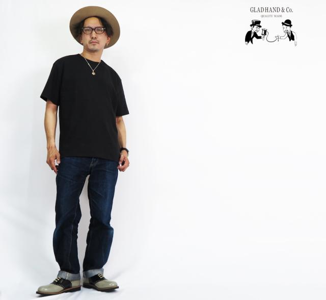 GLAD HAND パックシリーズ ヘビーウェイト バインダーネック 半袖 Tシャツ