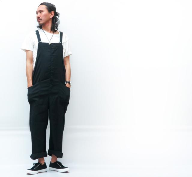 ジョンブル JOHNBULL リネンサロペット 21408