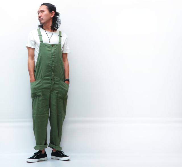 ジョンブル JOHNBULL リネンサロペット 21408