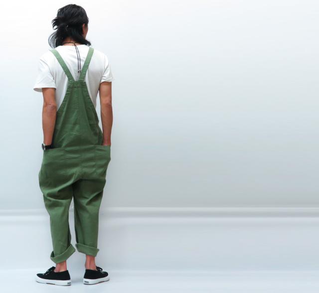 ジョンブル JOHNBULL リネンサロペット 21408