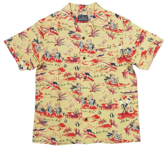 ダルチザン ステュディオ・ダ・ルチザン STUDIO D'ARTISAN コットン ハワイアンシャツ アロハシャツ SD5692 ダルチザン ステュディオ・ダ・ルチザン STUDIO D'ARTISAN コットン