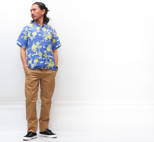サンサーフ SUN SURF 半袖 レーヨン アロハシャツ ハワイアンシャツ SPECIAL EDITION “MOONLIGHT HULA”　POI POUNDER TOG SS38416