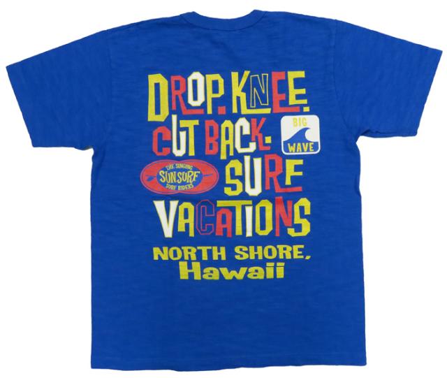 サンサーフ SUN SURF スラブヤーン 半袖Tシャツ DROP KNEE SS79210