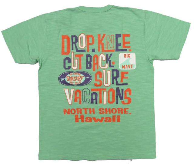 サンサーフ SUN SURF スラブヤーン 半袖Tシャツ DROP KNEE SS79210