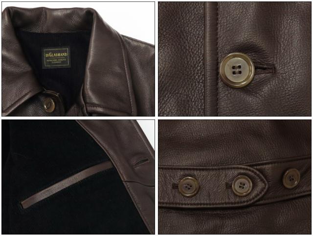 BY GLAD HAND GOODFELLOWS カウハイド ジャケット BYGH-20-AW-01