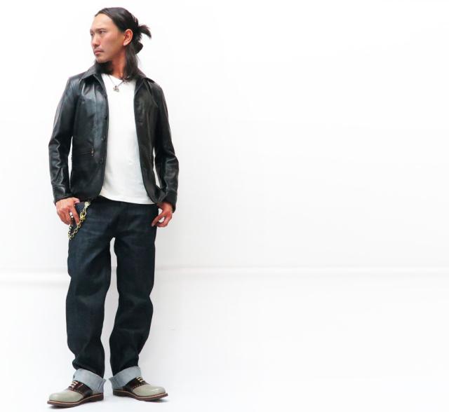 BY GLAD HAND GOODFELLOWS カウハイド ジャケット BYGH-20-AW-01