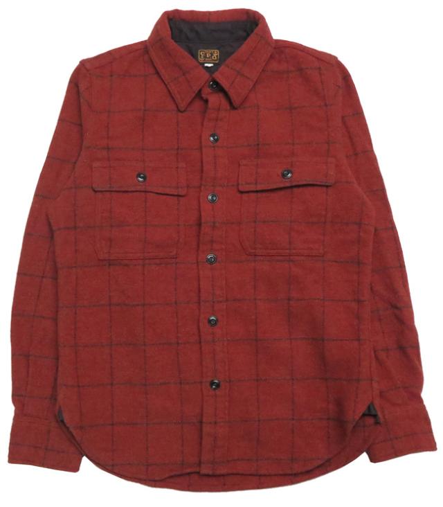 DALLES & CO ダリーズ&コー ヴィンテージ ウールメルトン CPOシャツ GRIDDGE
