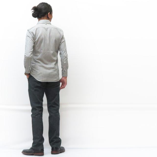 ORGUEIL オルゲイユ ウィンザーカラーシャツ 長袖 ストライプ OR-5002B