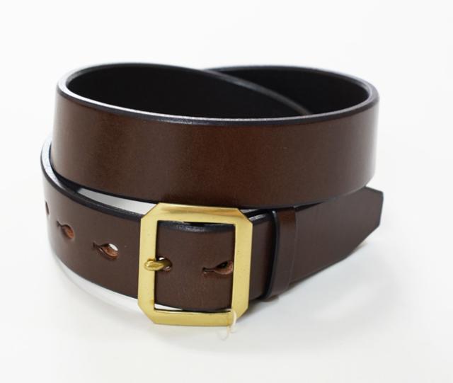 Pherrow's フェローズ ブラスバックル ベンズレザーベルト PLB1-B