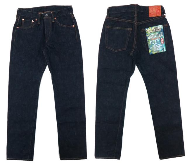 SAMURAI JEANS 新・零21ozモデル 最強21ozセルビッチデニム ストレート ジーンズ S5000VX21oz2