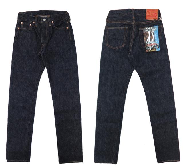 SAMURAI JEANS 新・710モデル 19oz刀耳セルビッチデニム ストレート ジーンズ S710XX19oz2