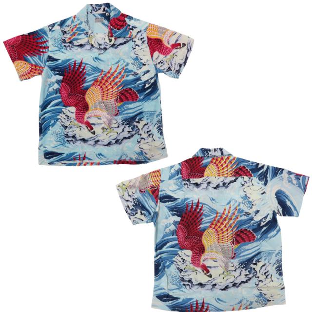 サンサーフ SUN SURF 半袖 レーヨン アロハシャツ ハワイアンシャツ SPECIAL EDITION “THE EAGLE HAS LANDED” MUSA-SHIYA SHOTEN LTD. SS38417