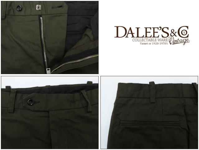 DALLES & CO ダリーズ＆コー Truman SL 1930's スリムテーパードトラウザーズ デラックスウェア DELUXEWARE