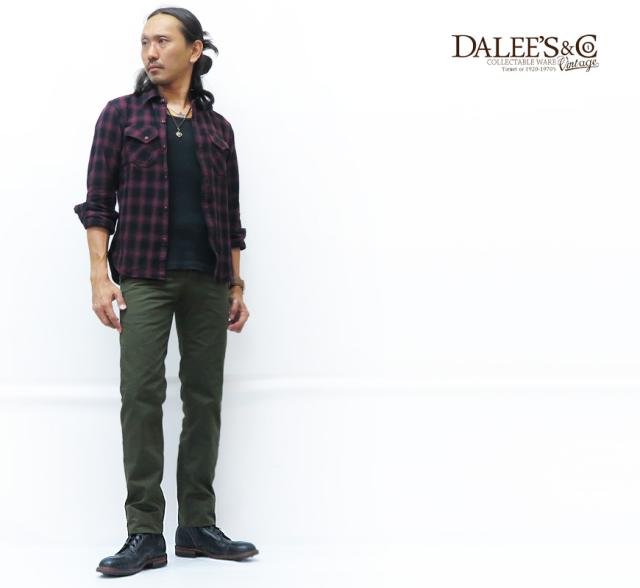 DALLES & CO ダリーズ＆コー Truman SL 1930's スリムテーパードトラウザーズ デラックスウェア DELUXEWARE