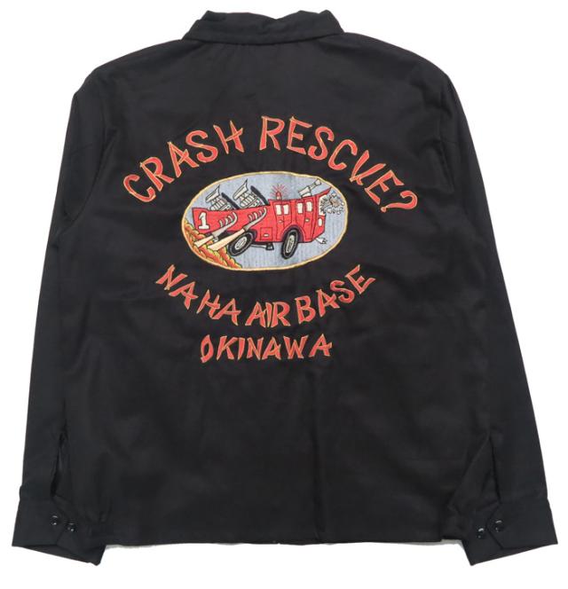 テーラー東洋 Tailor Toyo コットンオキナワジャンパー CRASH RESCUE ? NAHA AIRBASE OKINAWA TT15177
