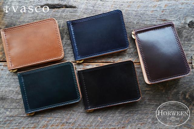 バスコ VASCO HORWEEN シェルコードバン マネークリップ VSC-705C