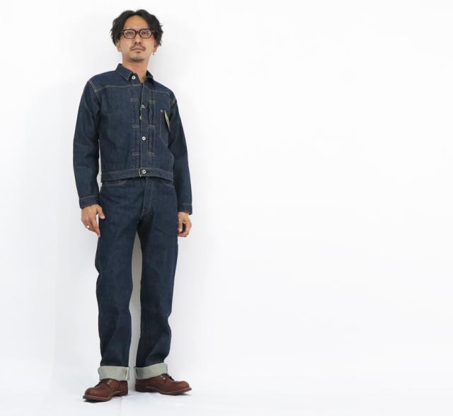 バズリクソンズ BUZZ RICKSON'S 13.6oz デニム ジャケット 1stタイプ 第2次世界大戦モデル ワンウォッシュ BR16041