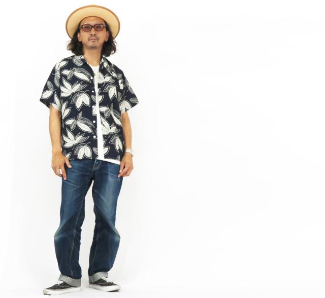 Duke Kahanamoku 半袖 ハワイアンシャツ ISLAND LEAF Special Edition DK39233